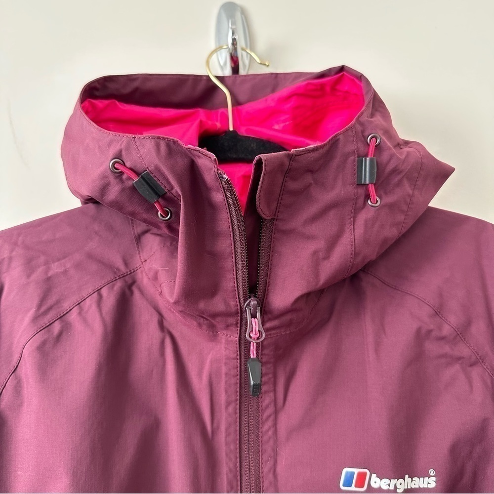 Berghaus-Womens Light Trek Hydroshell Jacket in Maroon/Burgundy - Picture 7 of 15